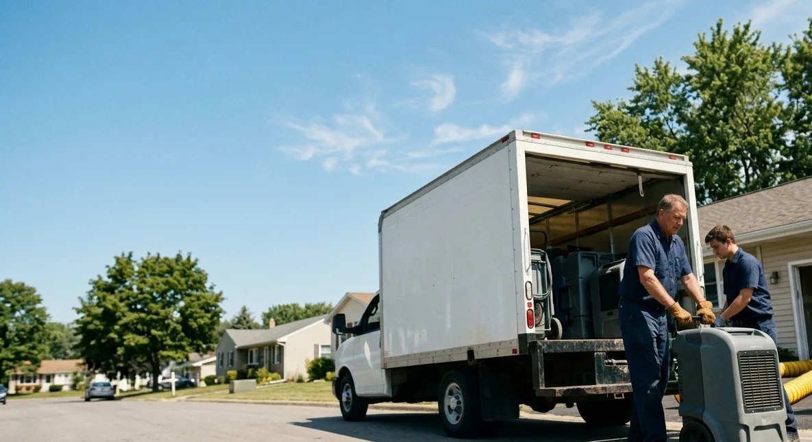 Water Damage Cleanup in Mineral, IL near me